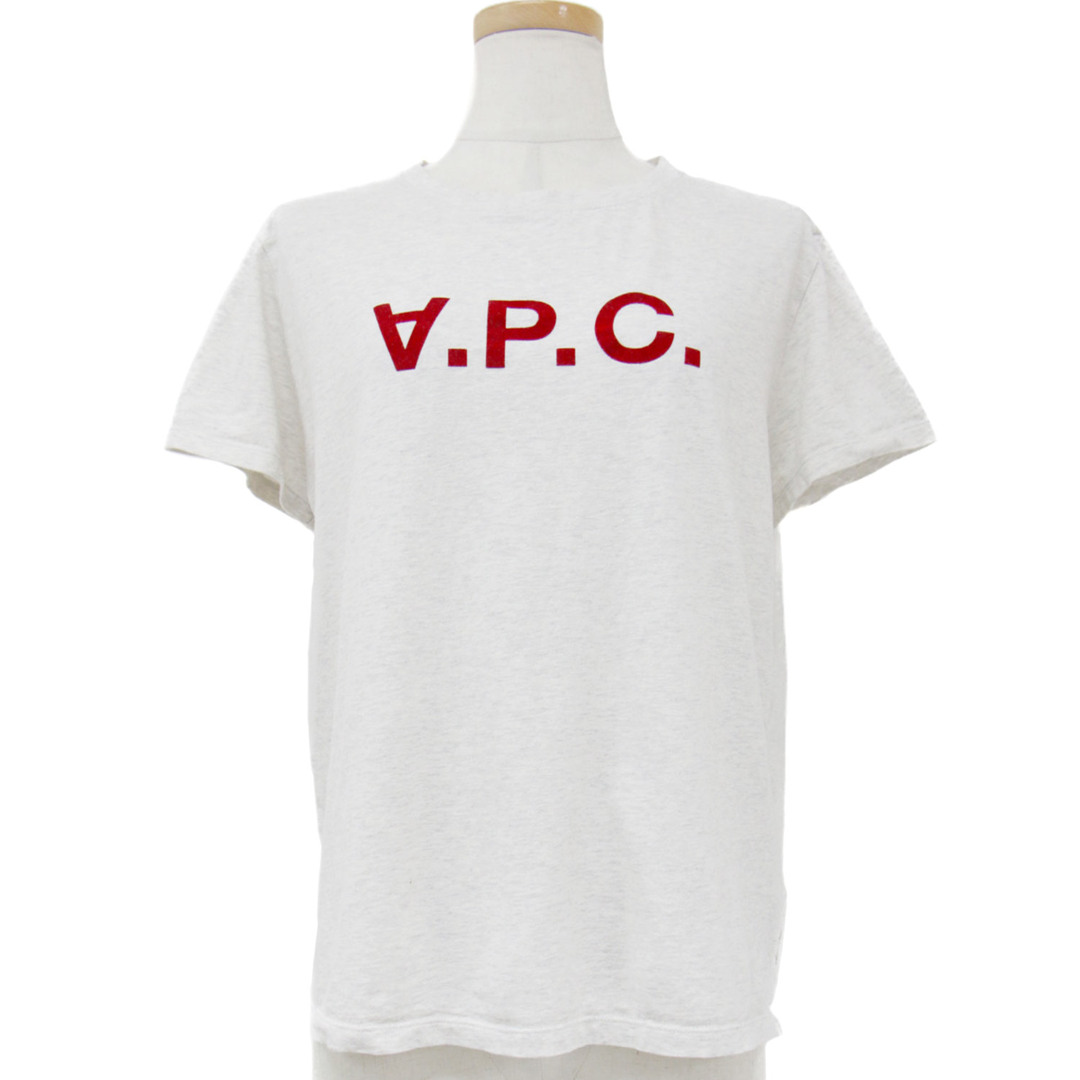 クルーネック袖丈A.P.C. アーペーセー Tシャツ・カットソー L グレー