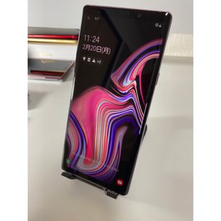 ギャラクシー(Galaxy)のGALAXY NOTE9 SCV40 ラベンダーパープル 中古 ジャンク(スマートフォン本体)