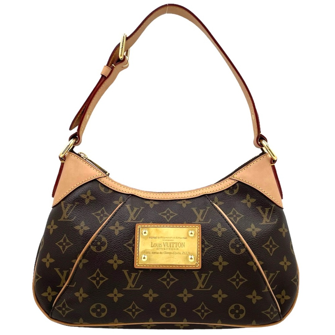 【限定価格】LOUIS VUITTON ルイヴィトン ハンドバッグ モノグラム テムズPM ショルダーバッグ ブラウン 茶 肩掛け 鞄 かばん M56384    ゴールド金具 レディース【品】