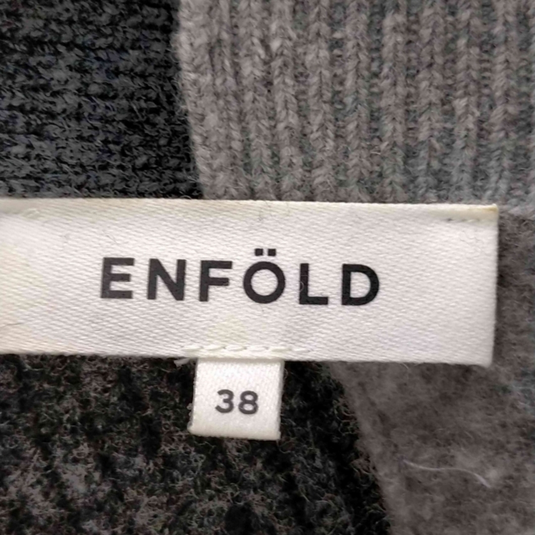 ENFOLD(エンフォルド) TWO FACE BOX CARDIGAN