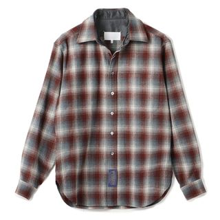 マルタンマルジェラ(Maison Martin Margiela)のメゾン マルジェラ MAISON MARGIELA ペンドルトン ウールシャツ PENDLETON コラボ チェックシャツ 2023年秋冬新作 S67DT0002 S78038 001F(シャツ/ブラウス(長袖/七分))