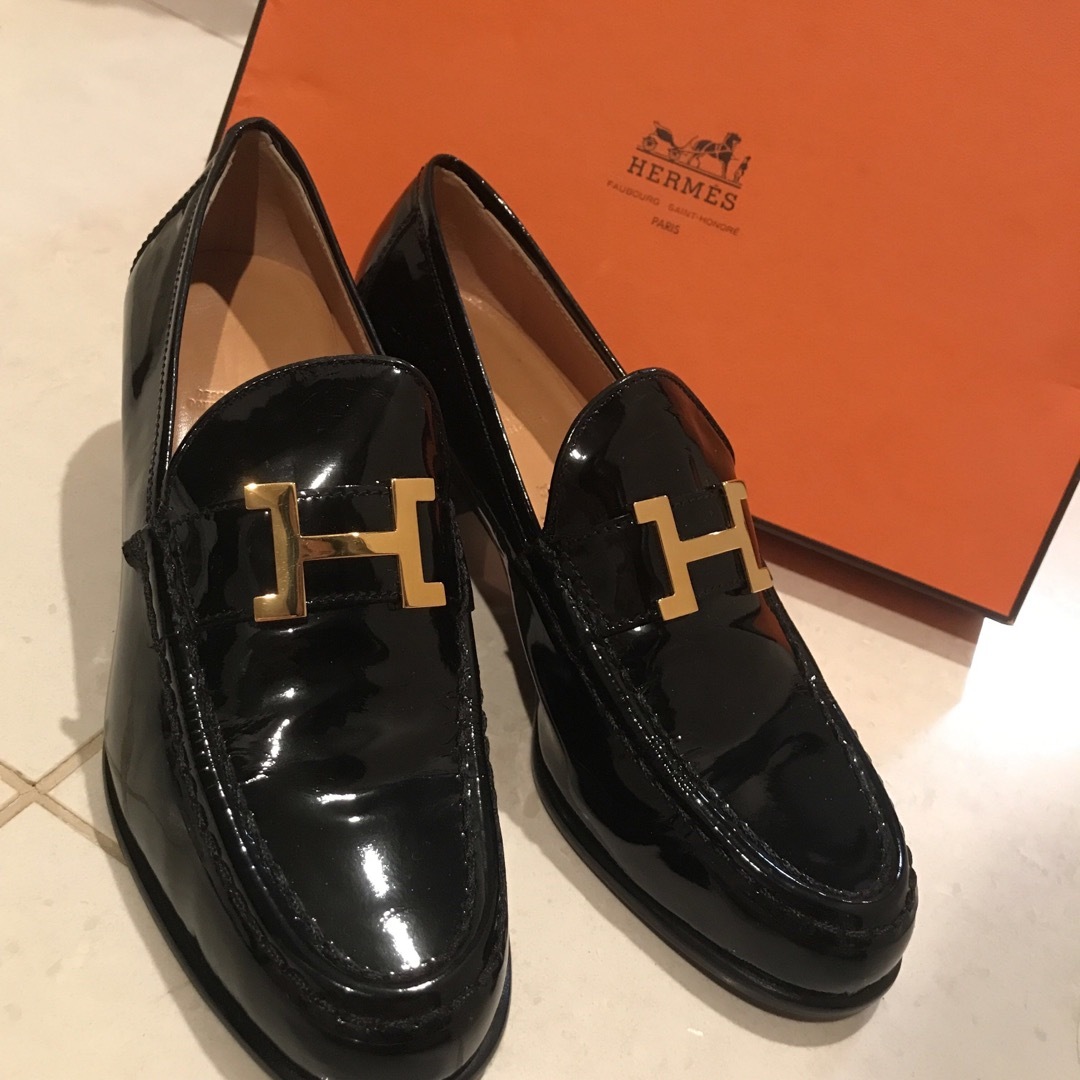 Hermes - エルメス 36.1/2 23.5cm レディース パンプス ローファー