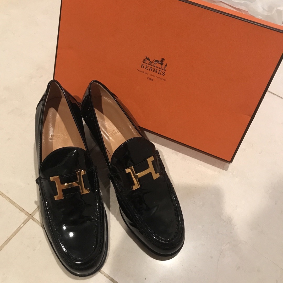 Hermes - エルメス 36.1/2 23.5cm レディース パンプス ローファー