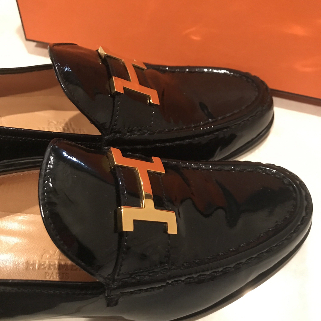 Hermes - エルメス 36.1/2 23.5cm レディース パンプス ローファー