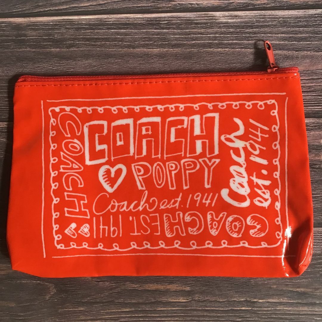 coach poppy コーチ　ポピー　マルチケース　フラット　ポーチ