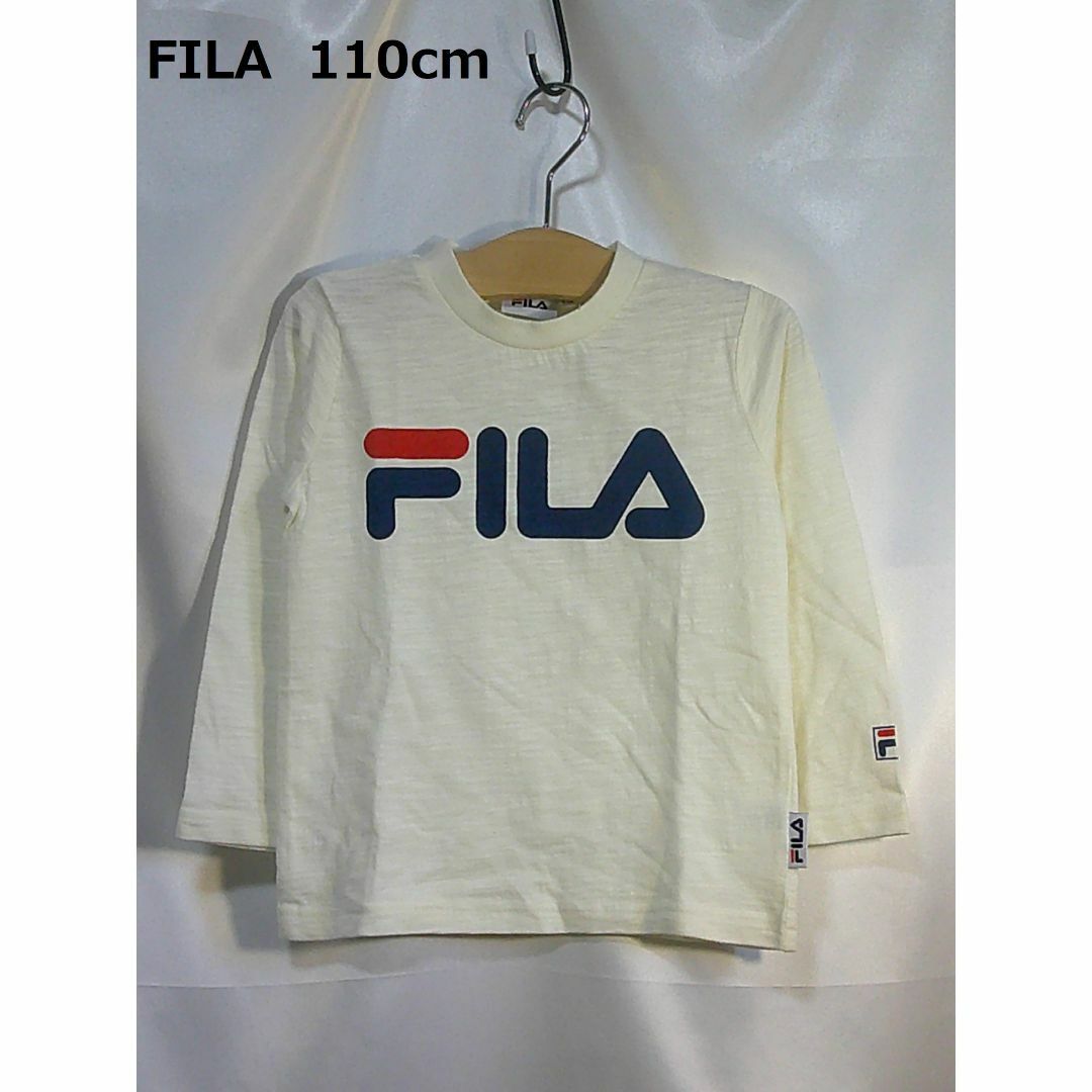 FILA(フィラ)の＜№0506＞(110cm)★FILA(フィラ)★長袖Ｔシャツ キッズ/ベビー/マタニティのキッズ服女の子用(90cm~)(Tシャツ/カットソー)の商品写真