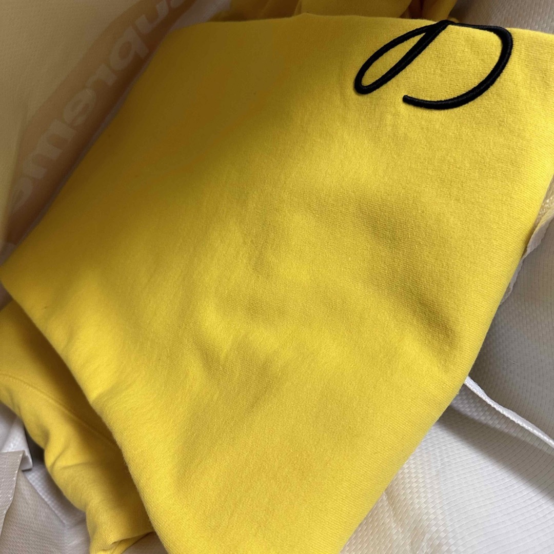 Supreme Raised Script Sweatpant yellow S