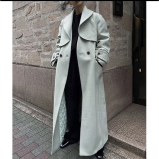 【限定セール❗️】SR  dress leather coat(black)