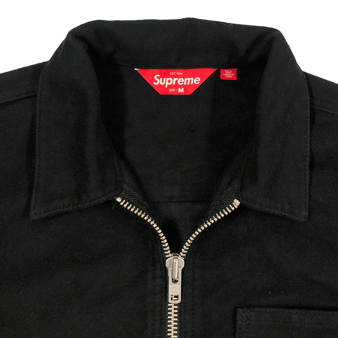 SUPREME シュプリーム 23AW Moleskin Work Jacket モールスキン ワークジャケット ブラック サイズM 正規品 / 32175