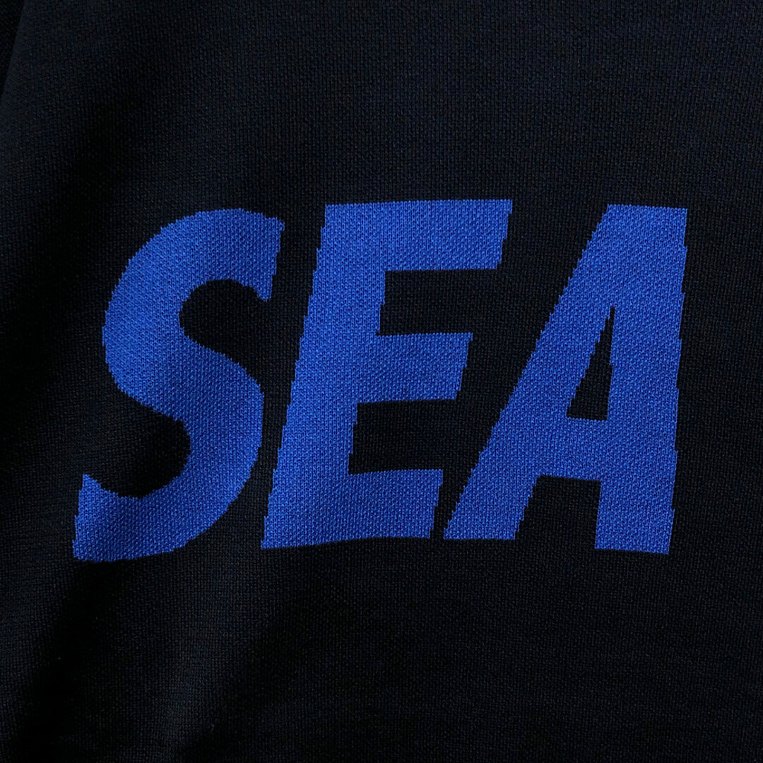 WIND AND SEA ウィンダンシー SEA SILK BLEND KNIT シルク混 ニット セーター ネイビー サイズM 正規品 / 32182