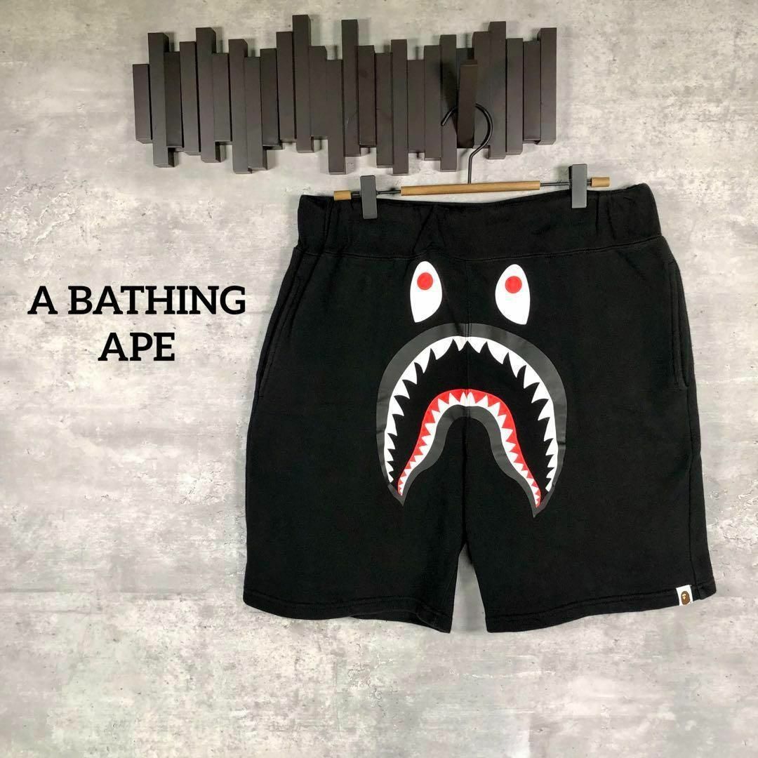 カラーブラック『A BATHING APE』アベイシングエイプ (XL) ショートパンツ
