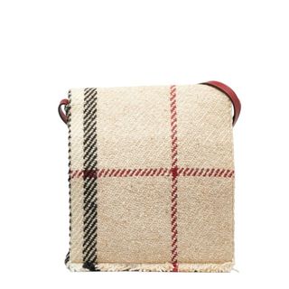 バーバリー(BURBERRY) ショルダーバッグ(レディース)（ホワイト/白色系