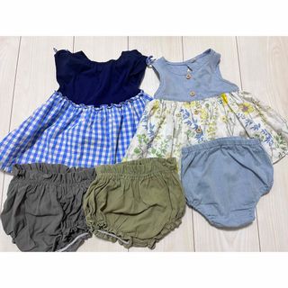 子供　女の子　夏服　70〜80㎝(ワンピース)