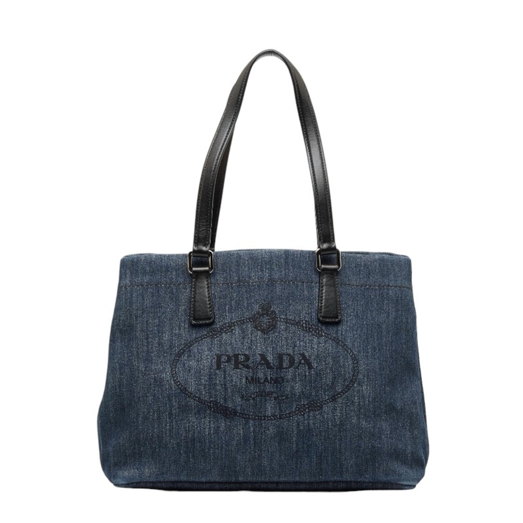 プラダ デニム ハンドバッグ トートバッグ 1BG356 キャンバス レディース PRADA 【1-0119067】バッグ