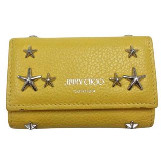 ジミーチュウ(JIMMY CHOO)のジミーチュウ スター スタッズ キーケース イエロー　ロンドン　スター(キーケース)