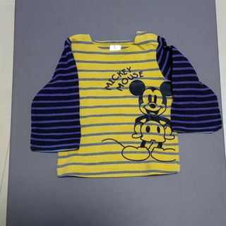 ディズニー(Disney)の【ディズニー】ミッキー長袖ロンＴ  80サイズ(Ｔシャツ)