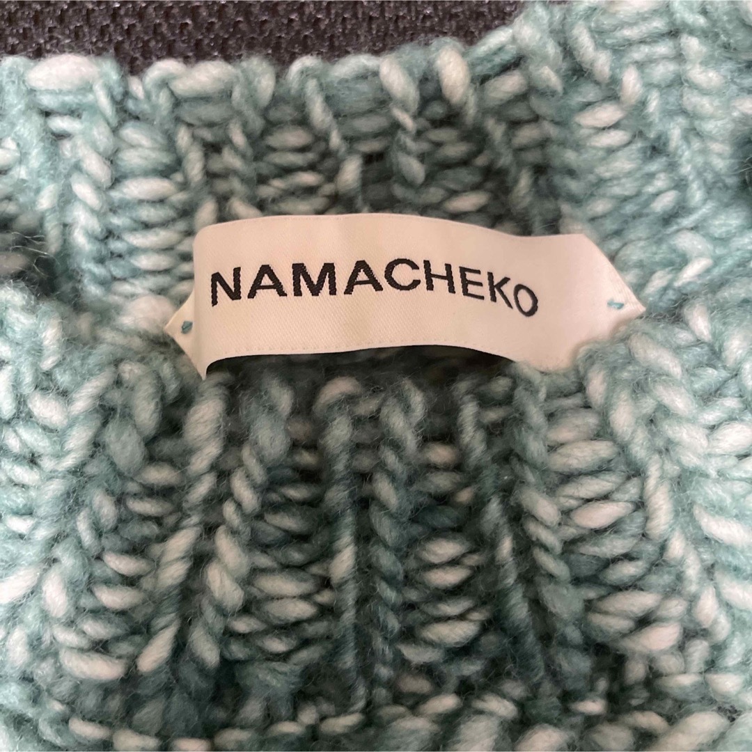 NAMACHEKO - namacheko 22aw ニットベストの通販 by きょう's shop 