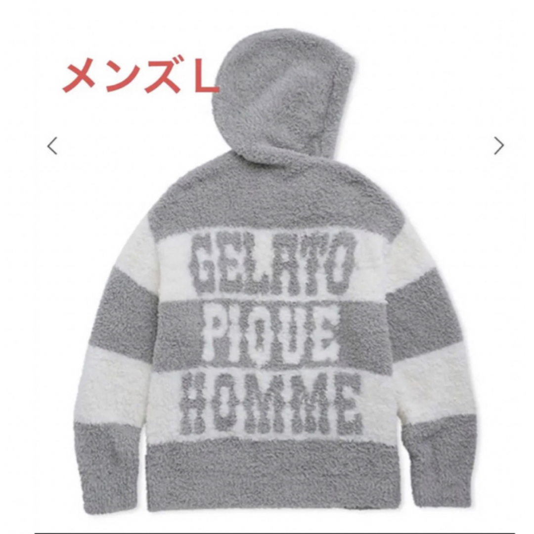 ジェラートピケ オム GELATO PIQUE HOMME パーカー  紺  L