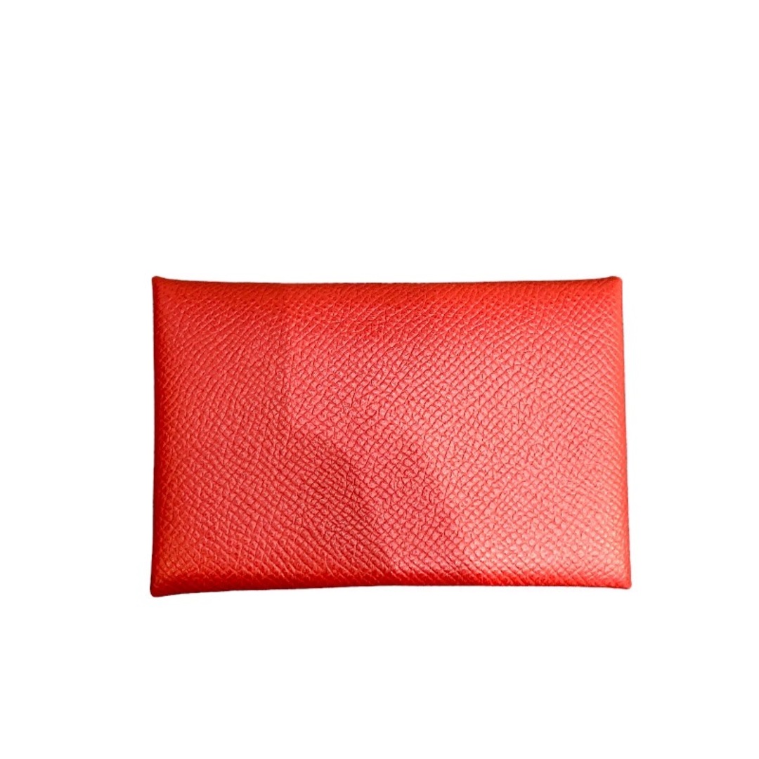 エルメス HERMES カルヴィ ルージュグレナ エプソン レディース カード