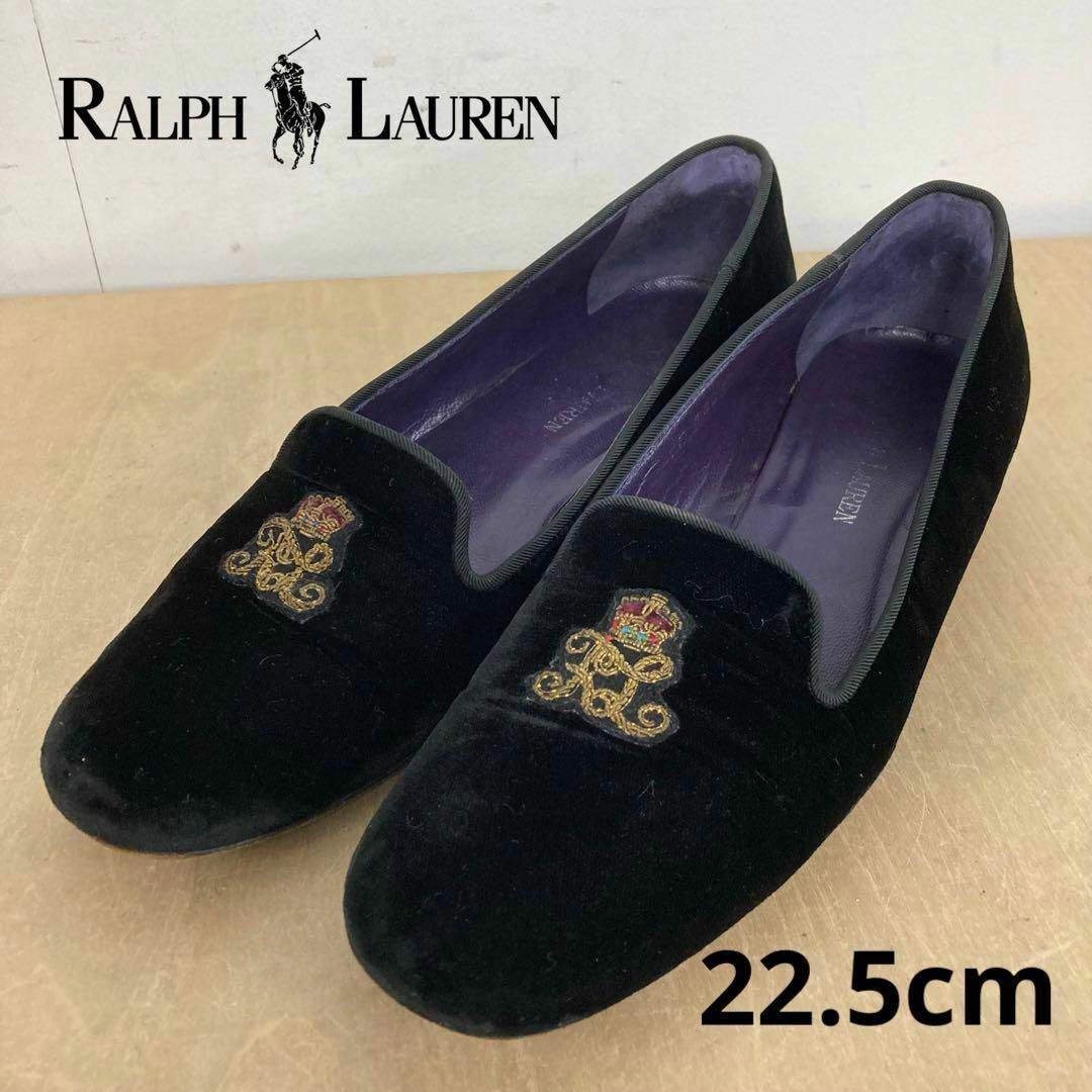 Ralph Lauren(ラルフローレン)のVintage Ralph Lauren logo loafer レディースの靴/シューズ(ハイヒール/パンプス)の商品写真