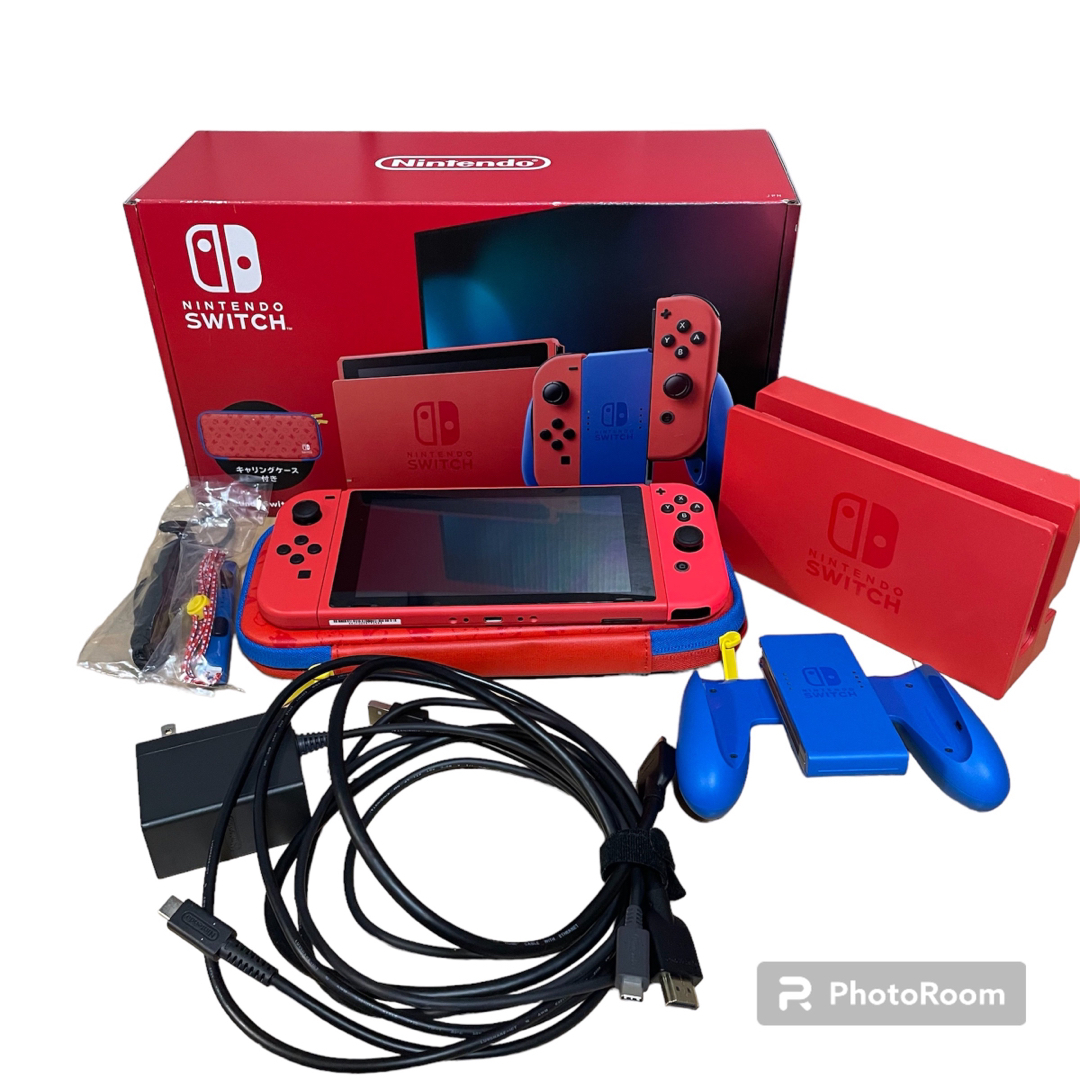 Nintendo Switch - Nintendo switch マリオ レッド×ブルーセット本体の