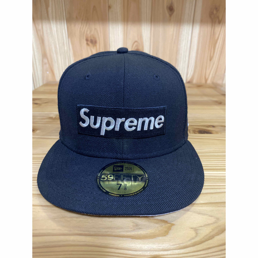 黒★Supreme $1M Metallic Box Logo New Era