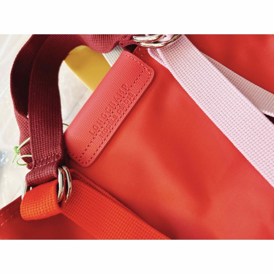 LONGCHAMP(ロンシャン)の【新品】LONGCHAMPプリアージュ・リプレイ　トップハンドルXS ピンク レディースのバッグ(ショルダーバッグ)の商品写真