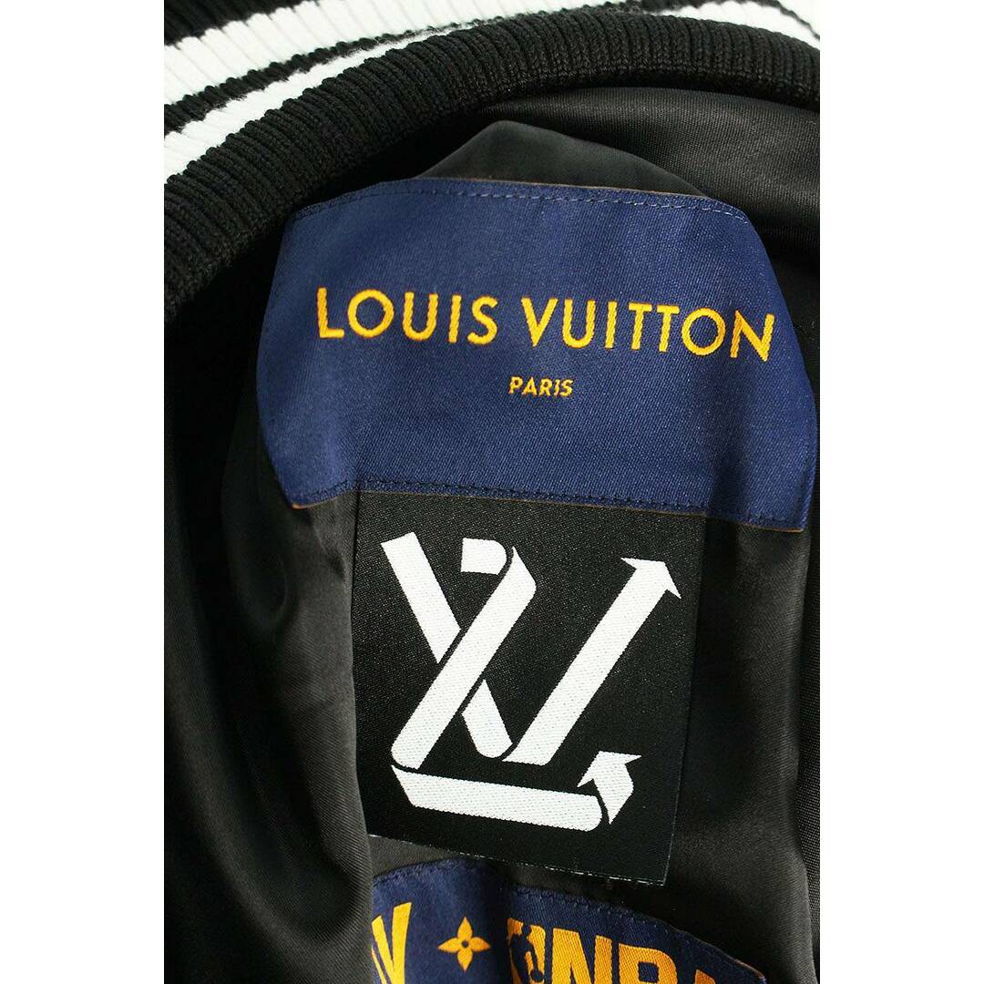 LOUIS VUITTON ルイヴィトン 21AW×NBA レターナイロンブルゾン 総柄 ジップアップ HLB01EES8