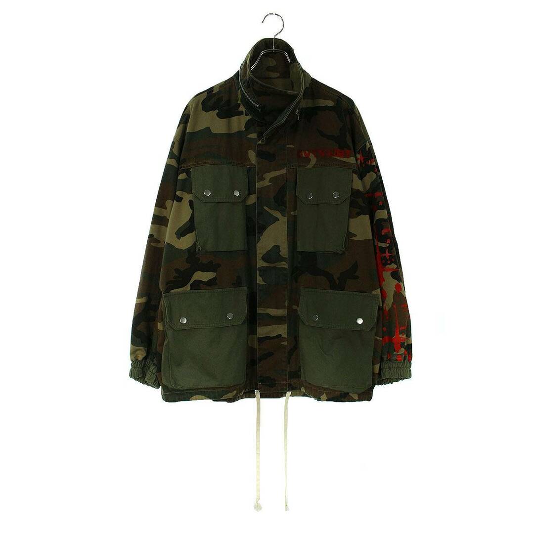 cvtvlist カタリスト 22AW MILITARY JACKET CAMO アームプリント カモフラ柄 ミリタリージャケット 220111NB06 カーキ