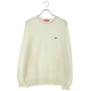 SUPREME シュプリーム 20AW Textured Small Box Sweater テクスチャード スモールボックスロゴ クルーネックニットセーター ネイビー