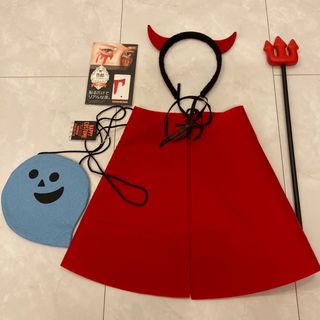 ハロウィン　デビル　コスプレ　5点セット(衣装一式)