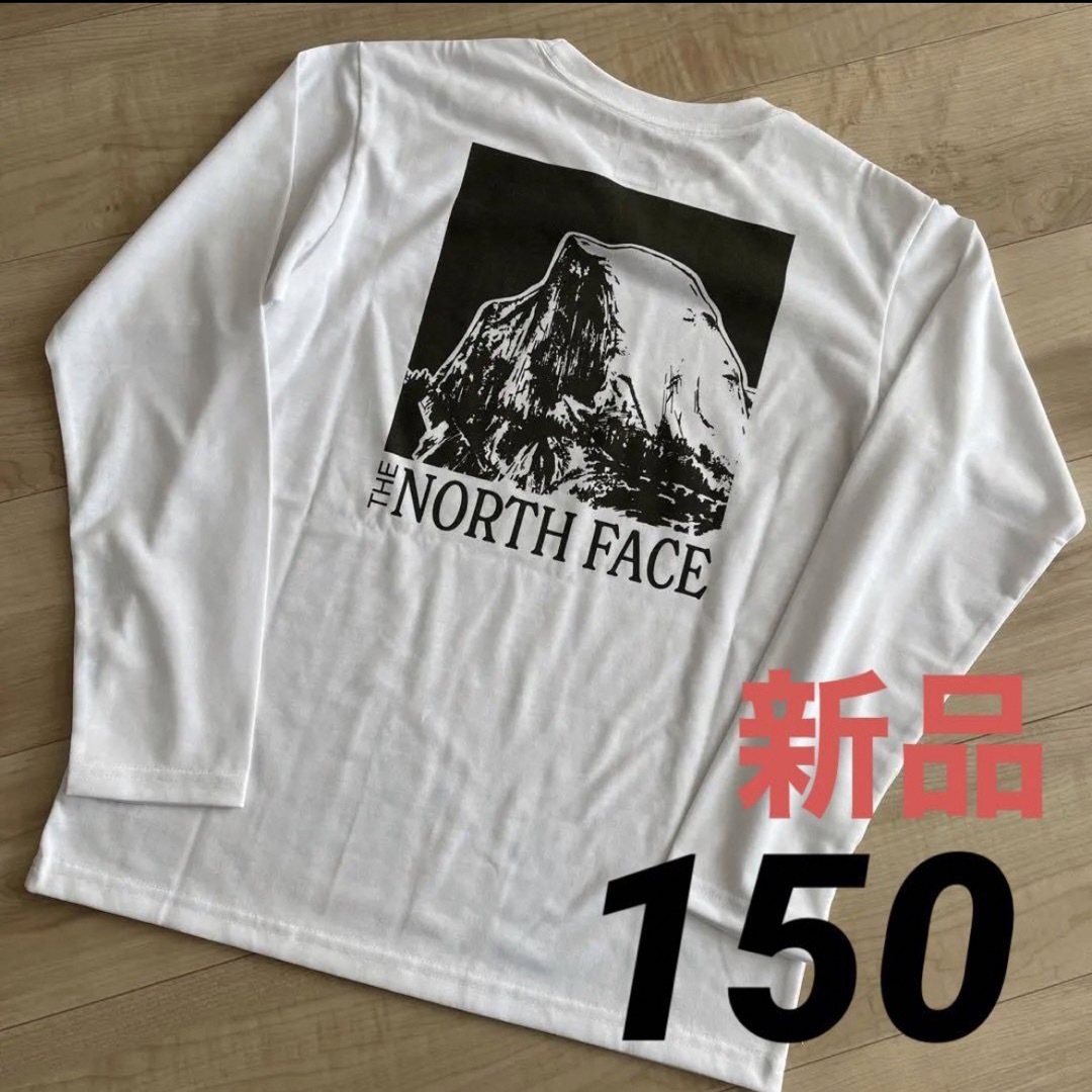 【新品】THE NORTH FACE キッズ白130㎝　110センチ