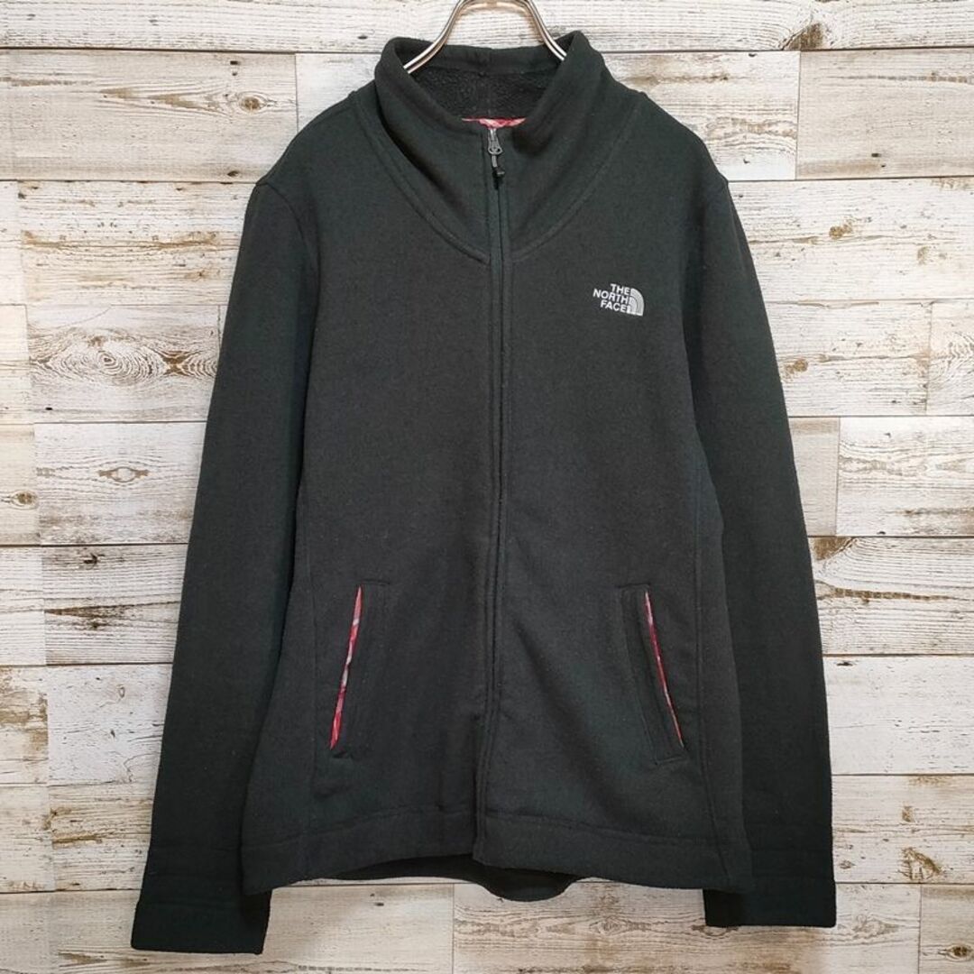 THE NORTH FACE(ザノースフェイス)の【G79】USA規格ノースフェイス刺繍ロゴフルジップニットフリースジャケット レディースのジャケット/アウター(ブルゾン)の商品写真