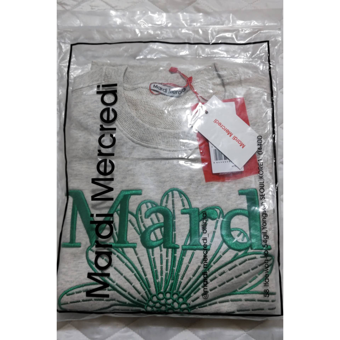 マルディメクルディ Mardi Mercredi オートミール×グリーン刺繍 マルディメクルディ Mardi Mercredi オートミール×グリーン刺繍