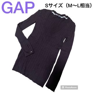 ギャップ(GAP)のGAPギャップ　パープル　紫　あずき色　カットソー　トップス　ニット　セーター(ニット/セーター)