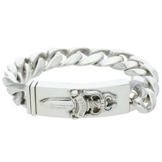 クロムハーツ(Chrome Hearts)のクロムハーツ  ID DAGGER/ダガーIDクラシックリンク シルバーブレスレット メンズ 13LINK(ブレスレット)