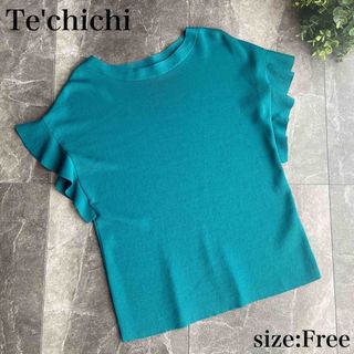 テチチ(Techichi)の＊新品＊ Techichi テチチ 半袖カットソー & デザインスリーブニット(カットソー(半袖/袖なし))