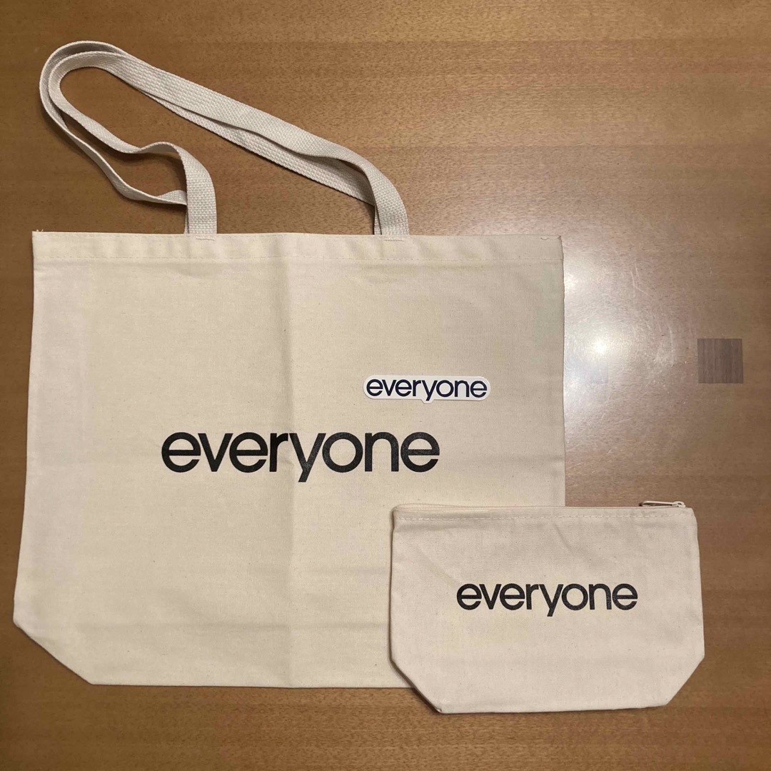 everyone トートバッグ ポーチ-