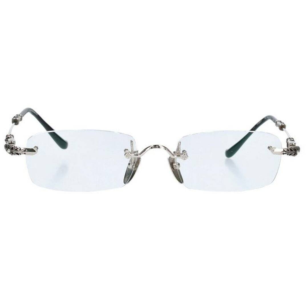 クロムハーツ  PILLSIII フローラルテンプルリムレス眼鏡 メンズ 55□20-144
