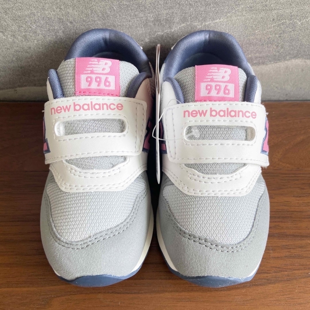 New Balance - 【新品】15.5センチ ホワイト×ピンク New Balance - 【新品】15.5センチ ホワイト×ピンク