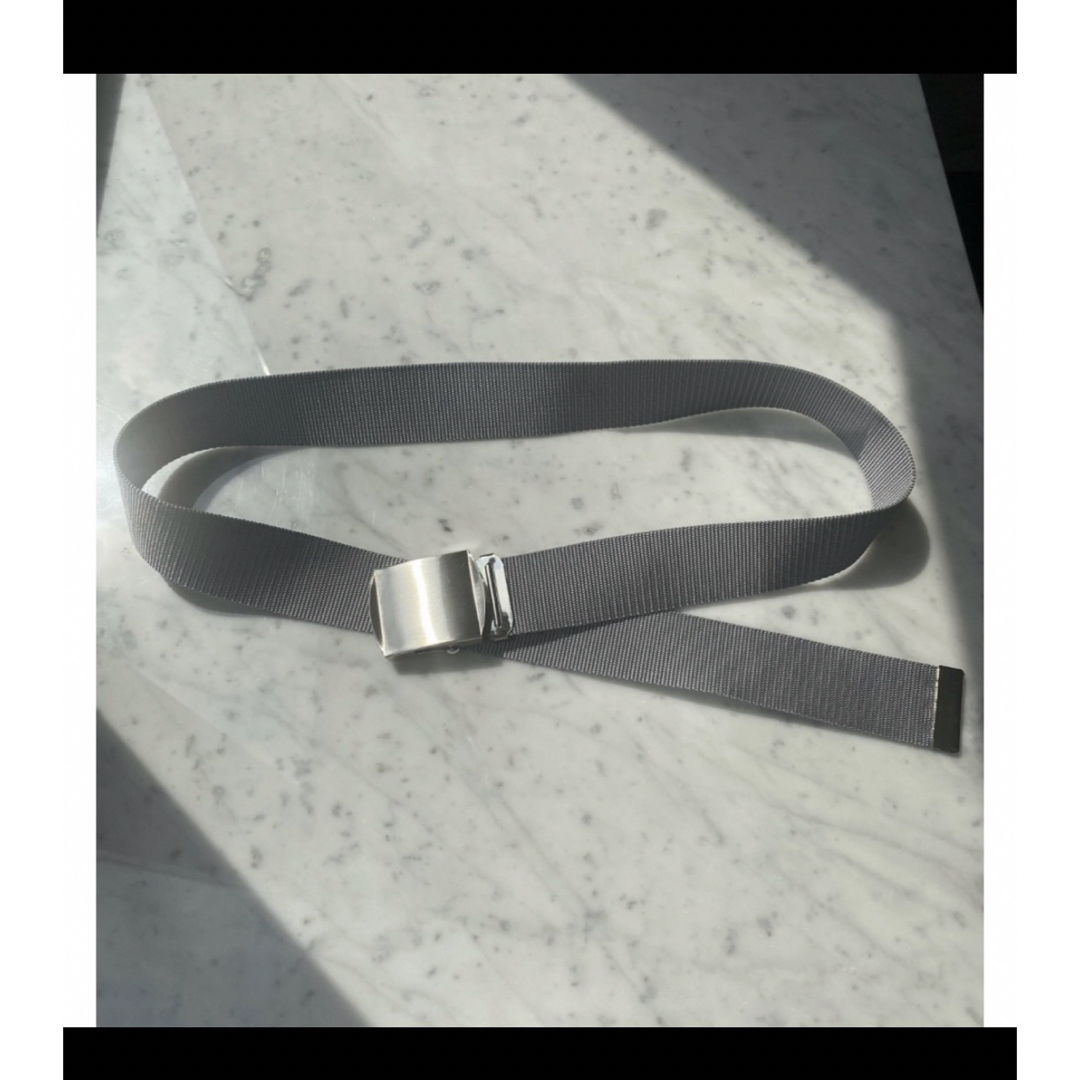 Roller belt / silver ×gray