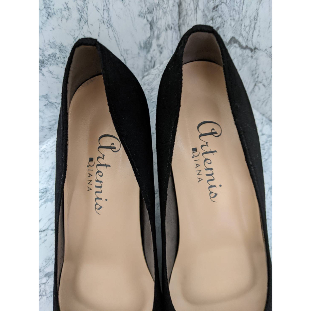 DIANA(ダイアナ)のDIANA パンプス　22cm ブラック　ピンヒール レディースの靴/シューズ(ハイヒール/パンプス)の商品写真
