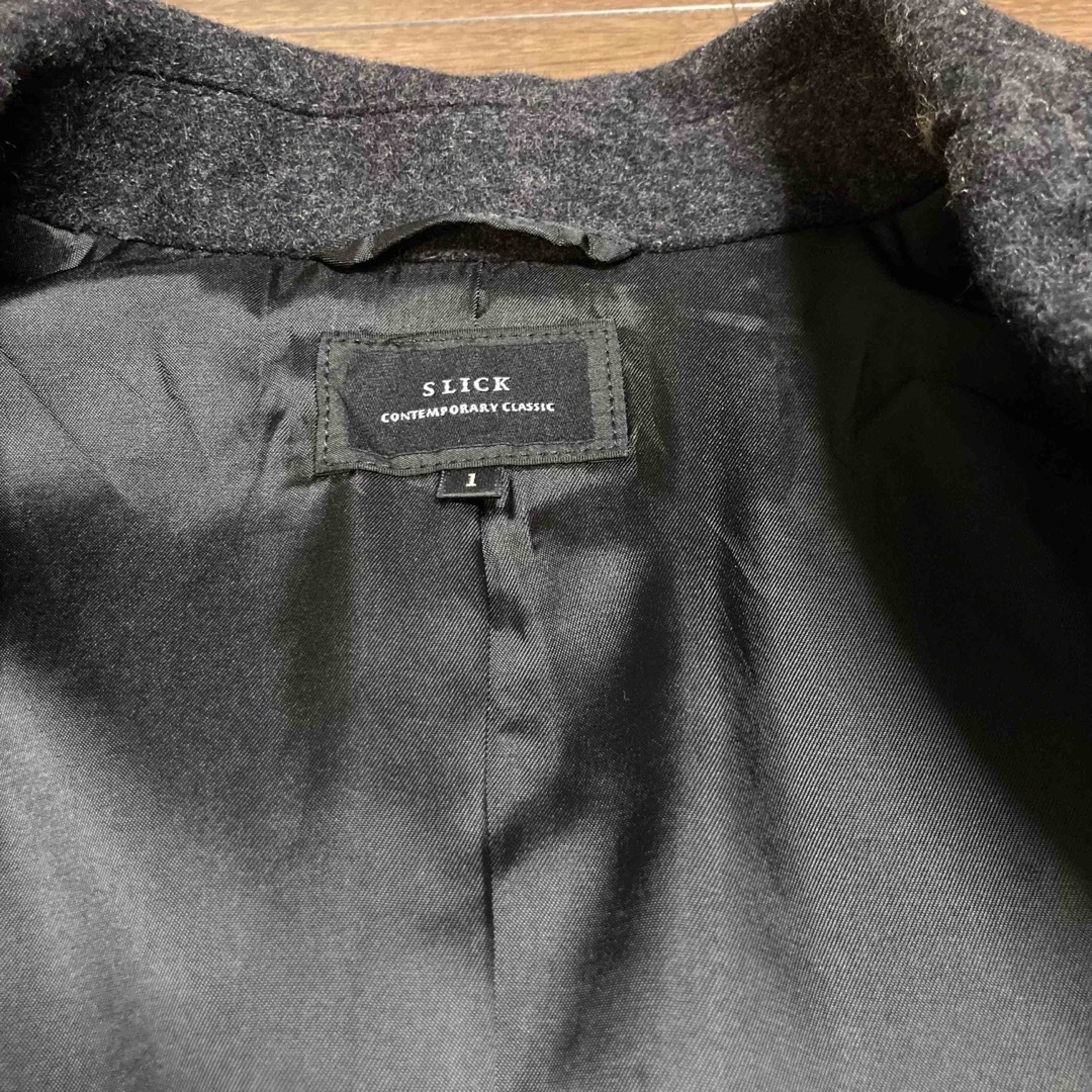 タラ様専用⭐︎SLICK スリック チェスターコート メンズのジャケット/アウター(チェスターコート)の商品写真