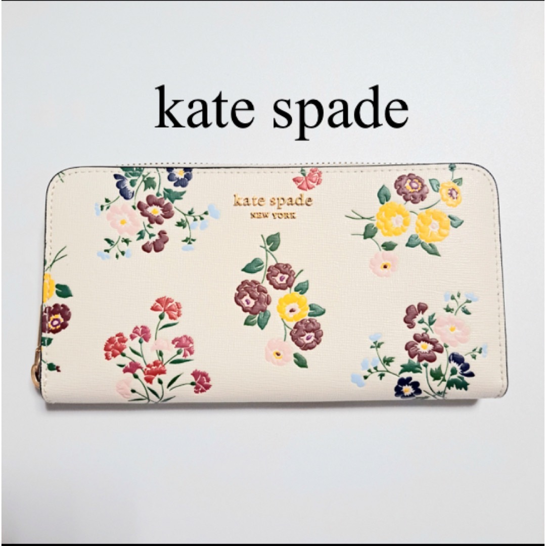 ハロウィンセール☆kate spade★ブーケトス ジップアラウンド ウォレット | フリマアプリ ラクマ