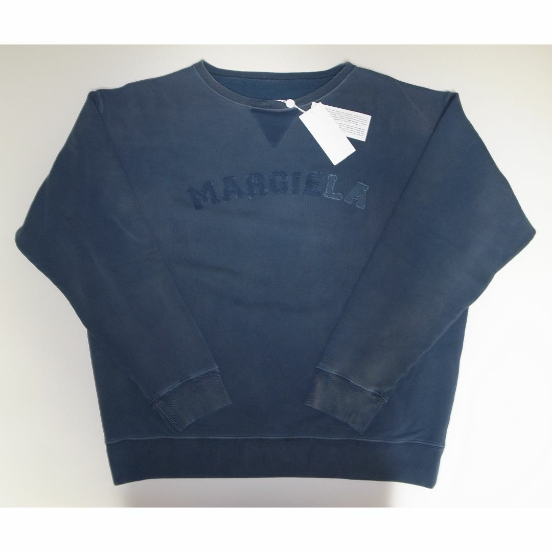 Maison Martin Margiela(マルタンマルジェラ)のマルジェラ blue スウェット ヴィンテージ加工 sizeS 23SS メンズのトップス(スウェット)の商品写真