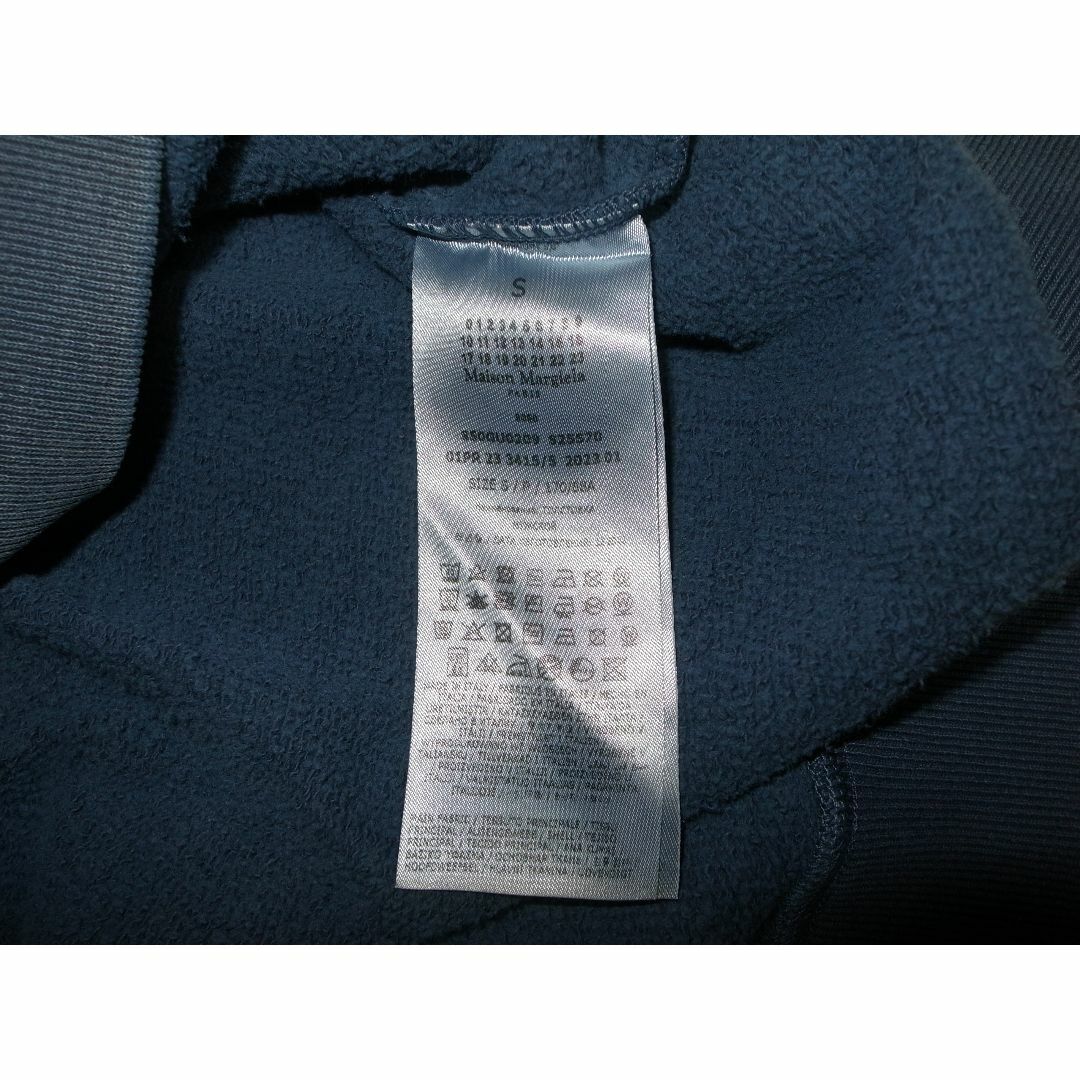 マルジェラ blue スウェット ヴィンテージ加工 sizeS 23SS