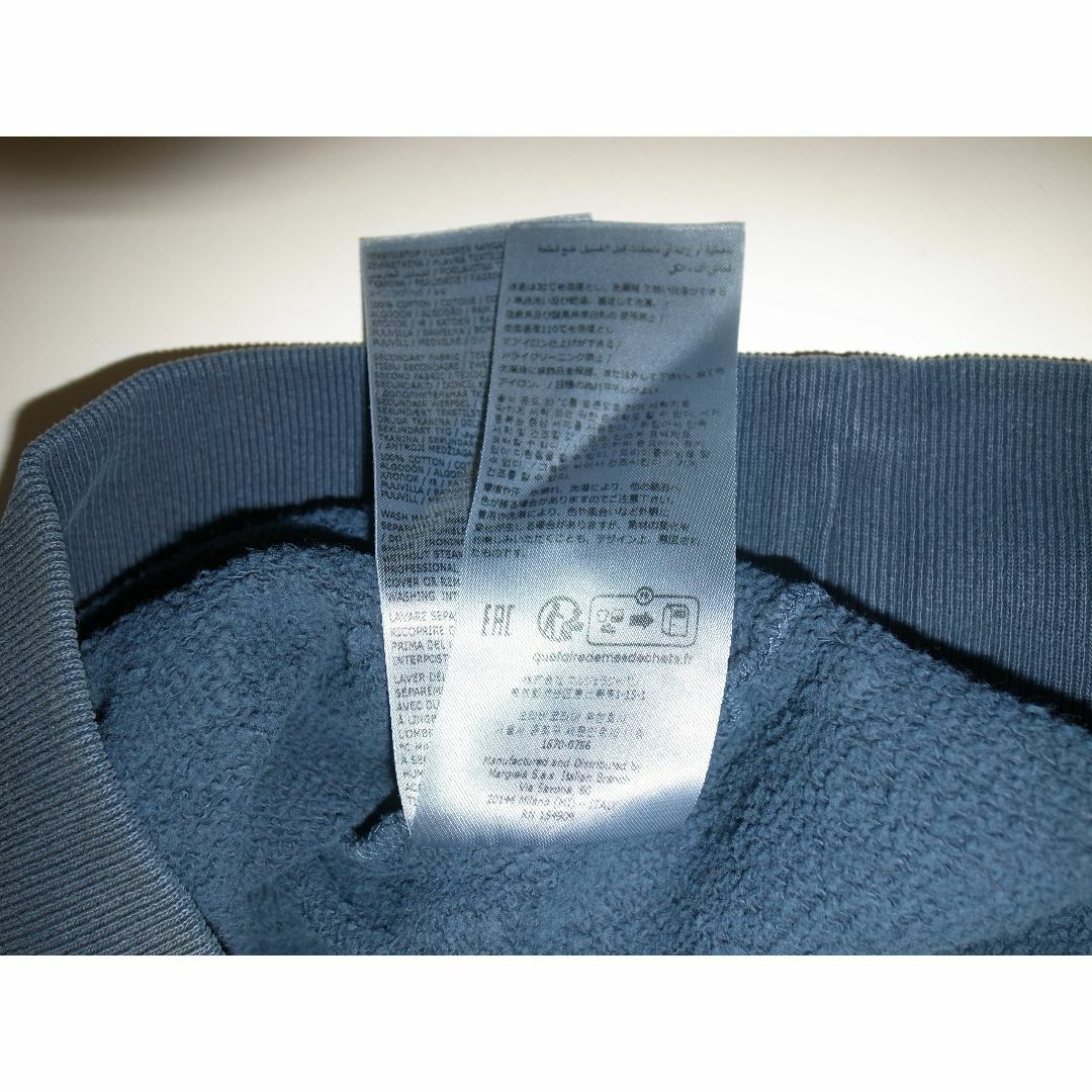 Maison Martin Margiela(マルタンマルジェラ)のマルジェラ blue スウェット ヴィンテージ加工 sizeS 23SS メンズのトップス(スウェット)の商品写真