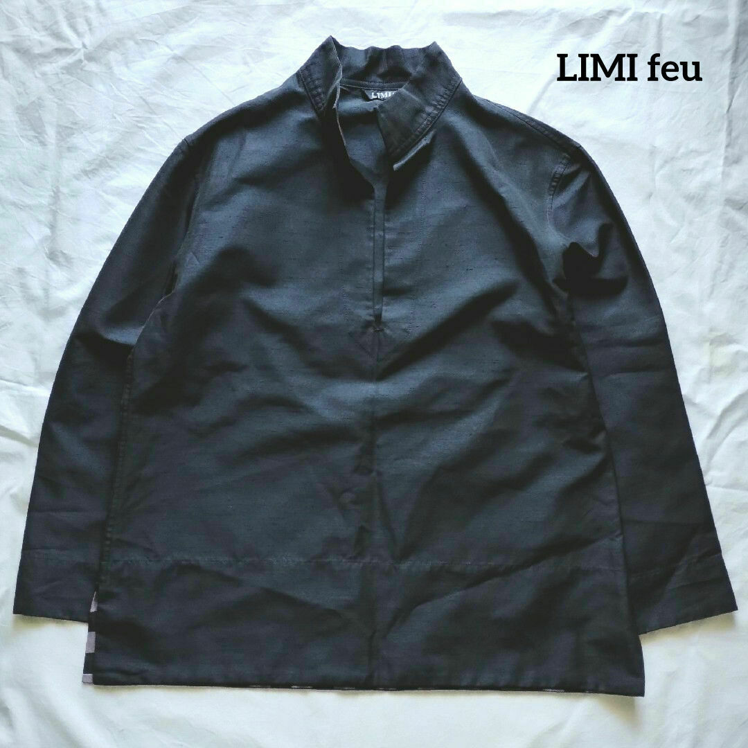 LIMI feu スタンドカラー スキッパーシャツ39sワイズY