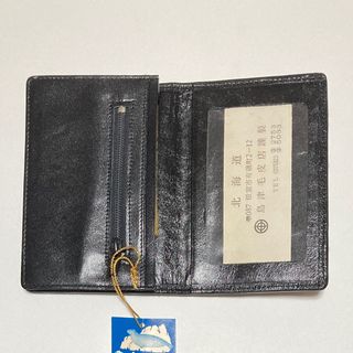 アザラシ毛皮 小銭入れ カードケース デッドストック 未使用 財布 革 レザー