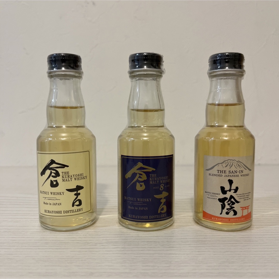 倉吉、倉吉8年、山陰 ウイスキー ミニボトル 50ml 非売品